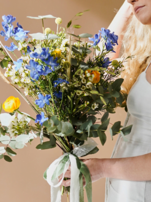 bouquet of pansies