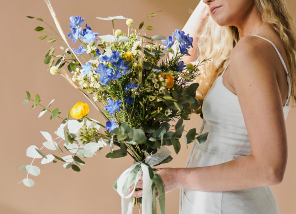 bouquet of pansies