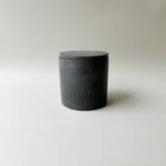 Black handmade candle