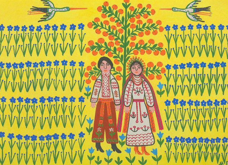 Flax Blooms, a Bride Goes to Her Groom